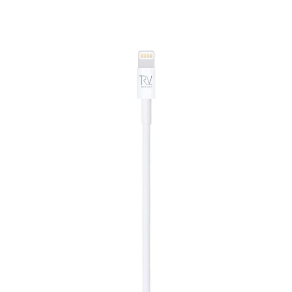 Rvelon USB-A till Lightning Kabel 1m Vit
