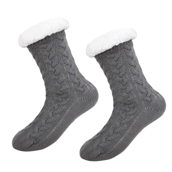 Fuzzy Slipper Socks Fluffy Mysiga Vintervarma strumpor