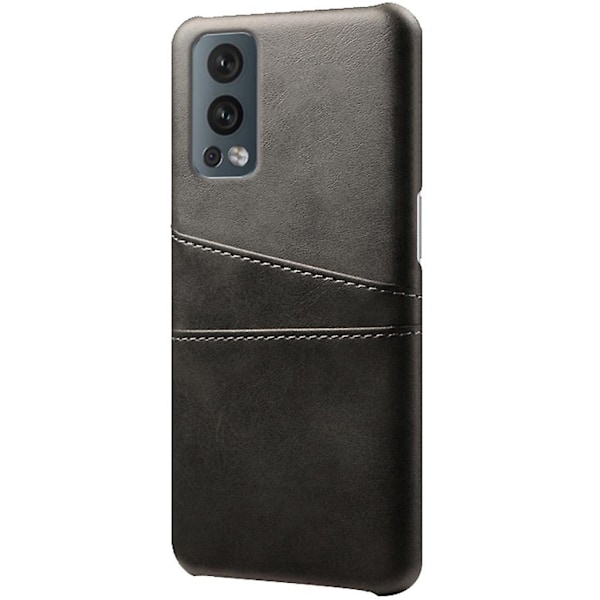 Korthållare OnePlus Nord 2 5G skal fodral hål laddare hörlurar - Svart OnePlus Nord 2 5G