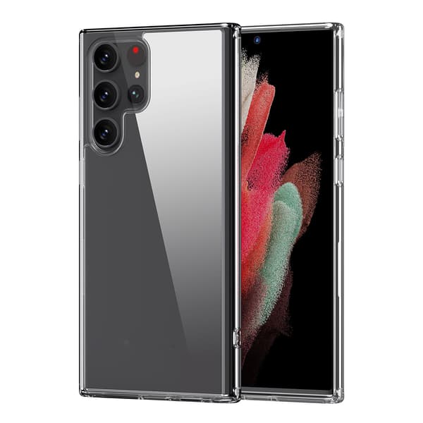 Galaxy S22 Ultra, silikonikuori, läpinäkyvä