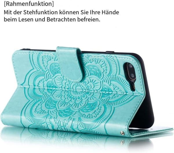 Etui til iPhone 7/8/SE iPhone 2020, flip wallet kort slots