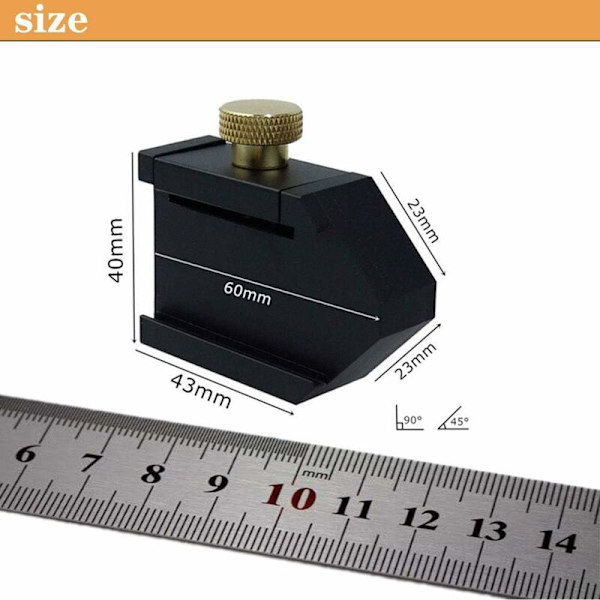 30 cm metal lineal, lineal i rustfrit stål, parallel lineal positionering