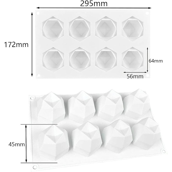 Stearinlysform 1 stk silikonform for stearinlys silikonformer DIY