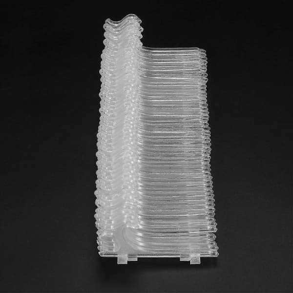 7,6 cm Klar Plast Stativ Kakeholder Display Stativ Plasskort Holder Display Staffelier Ved Bryllup