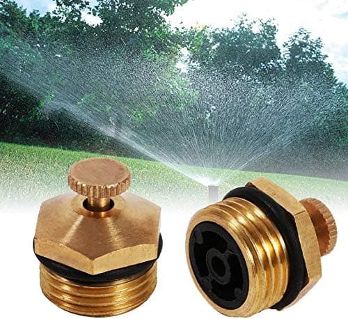 5 Mässingsdimmunsmunstycken Spray Mister Jet 1/2 Tum Justerbar Cent