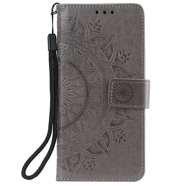iPhone 11 - Lommebokveske Mandala - Grå Grå Grå