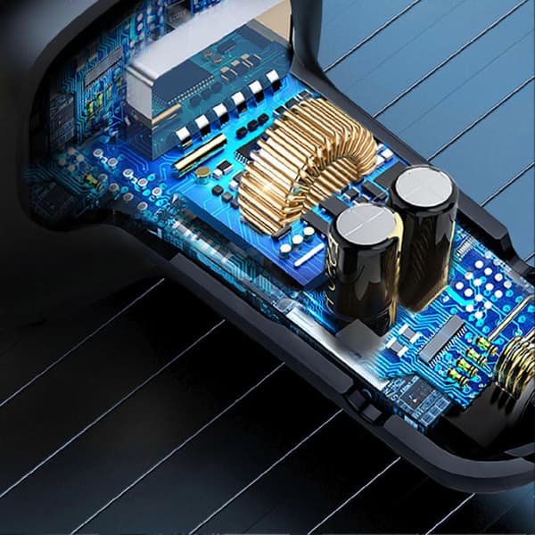 FM-sändare Bluetooth Dubbel USB Billaddare 7 Färger Högpresterande Stereo Universal Passform för Bilar