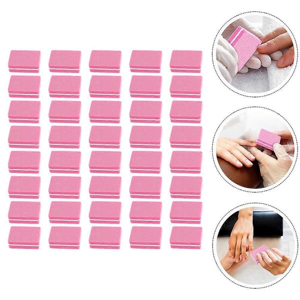 100 stk. neglesvampfile Manicurefile Mini EVA neglebufferblokke til salon