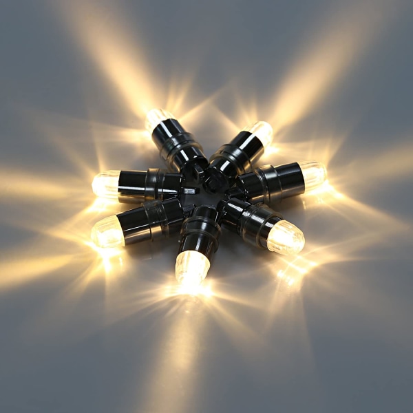 24x Mini LED-ballongljus Vattentät belysning för papper