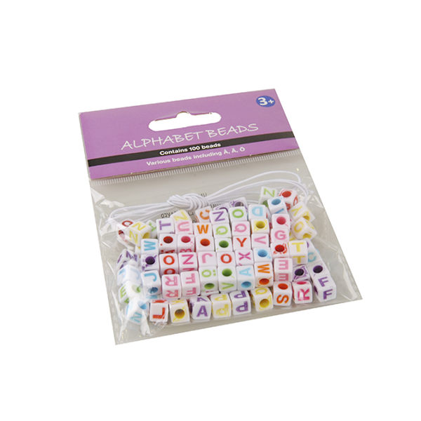 Suntoys Pyssel Pärlor Alfabetspärlor Bokstavspärlor Beads 100st