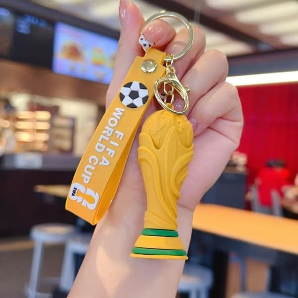 Sæt med 2: 2026 USA-Canada-Mexico VM Maskot Figur Nøgleringe – Trendy Samleobjekter til Studerendes Rygsække D