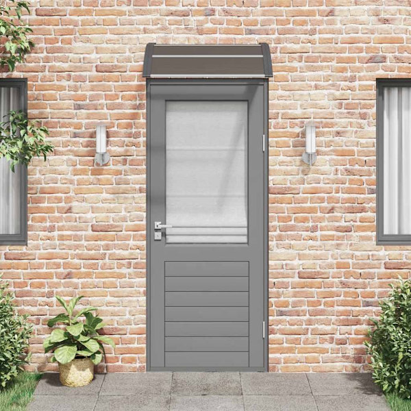 vidaXL Indgangsovertræk Sort 80x75 cm Polycarbonat Sort