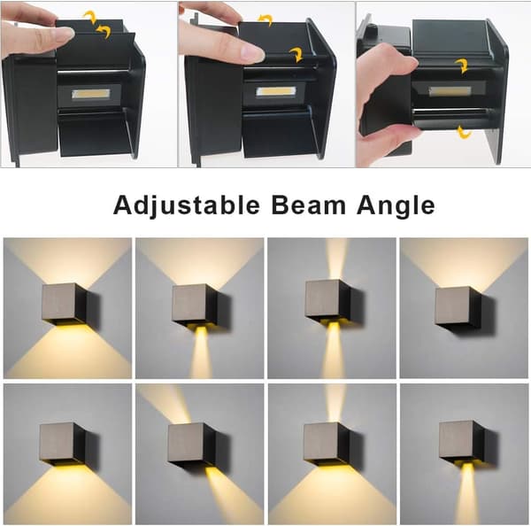 Pearl Rare LED Facadelys 'Fenence' - Solar 6W Skumringssensor - Hvid