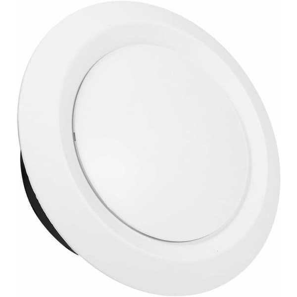 Högkvalitativ ABS Ventilationsgaller, Rund Takfotsventil med Justerbart Luftflöde för Optimal Ventilationskontroll i Olika Utrymmen, Lätt att Installera