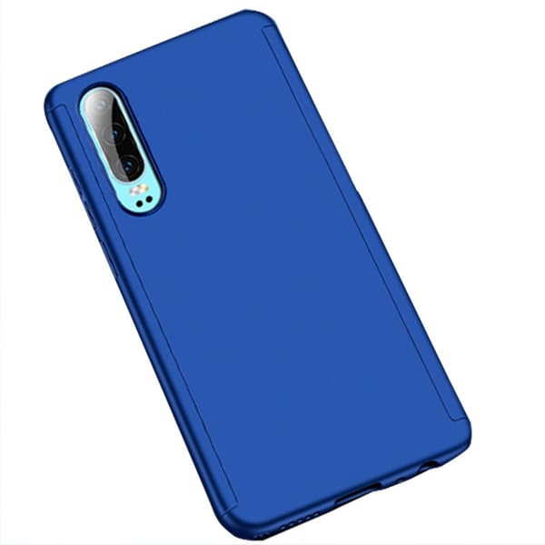 Elegant, Stødabsorberende, Etui, 360, Huawei P30 Röd