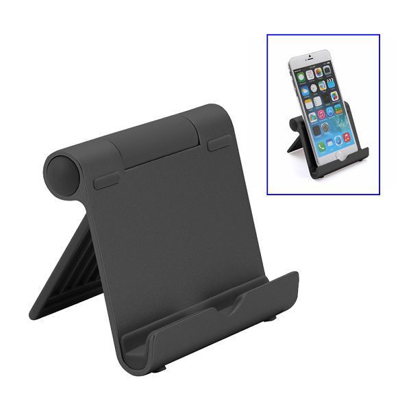 Stativ til smartphones, tablets, sort