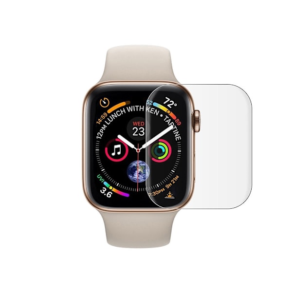 Skärmskydd - Apple Watch 44mm - Heltäckande Skydd Transparent