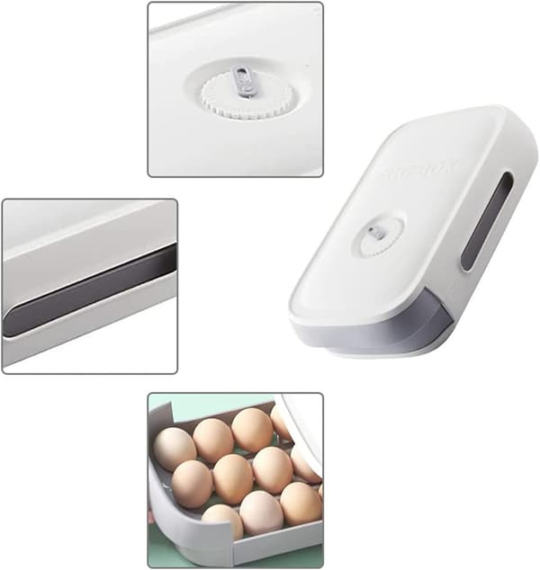 Matlagringsbeholder eggekartong dumplingboks