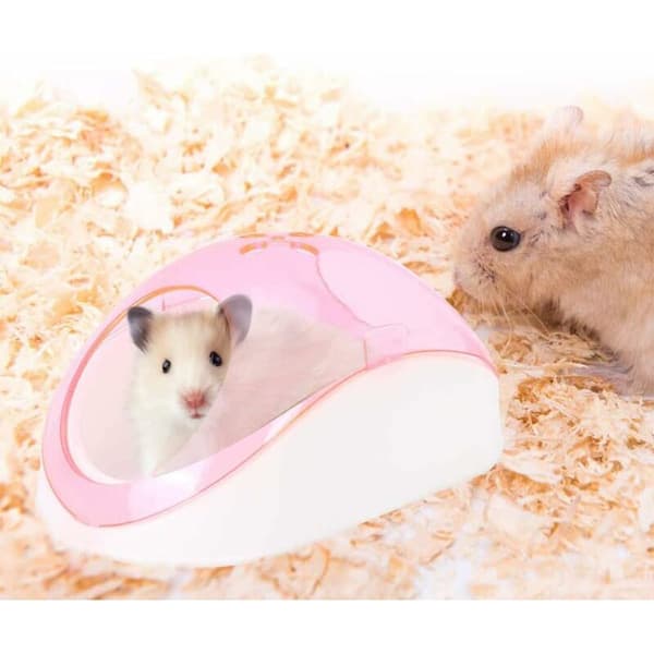 Toalettsand Hamsterbad, 2 stk. plastgnagersandtoalett