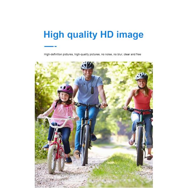 Full HD 1080P Kroppskamera, Magnetisk Klämma med Rörelsedetektering, Multifunktionell Minikamera för Utomhussporter, Säkerhet, Möten, Lätt att Använda