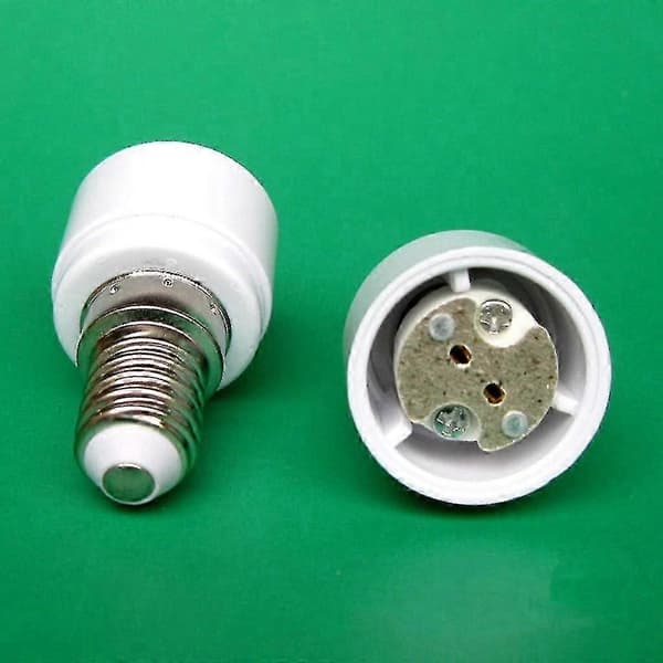 Set med 4 E14 till G4 Mr16 Gu5.3 Gu4 Basadapter för LED eller Halogenlampa