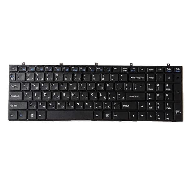 US Layout Erstatningstastatur Uden Baggrundsbelysning til CLEVO W370ET W350ET W370SK