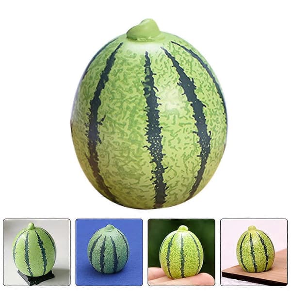 6 kpl minivesimelonimalleja, tekominiatyyrivesimeloneja, minitekohedelmiä