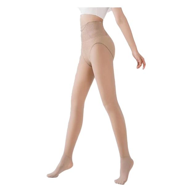 Termiska tights kvinnor, vintergenomskinlig fleece