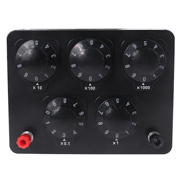 Modstandsboks Justerbar Lab Roterende Modstandserstatningsboks 0 til 9999,9 Ohm