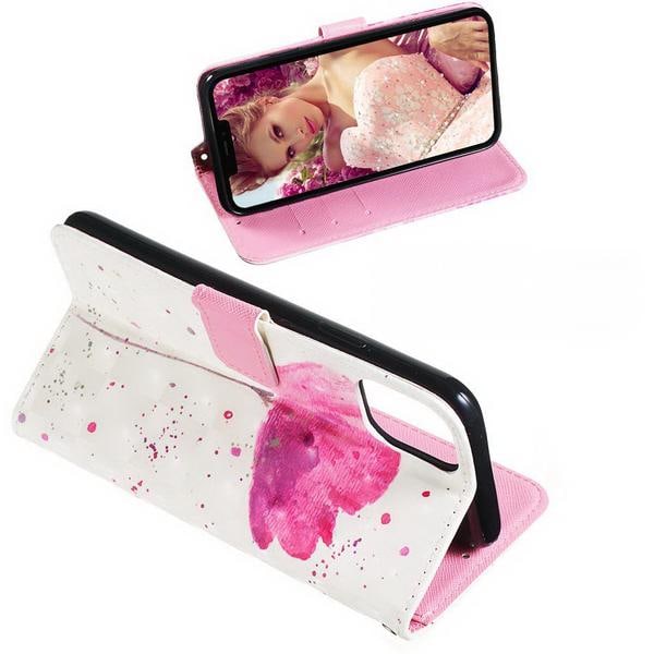 Plånboksfodral Apple iPhone 11 – Rosa Blomma