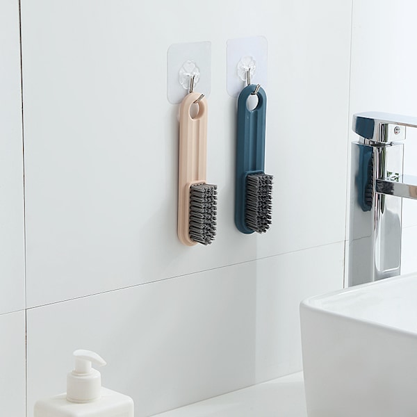 Glansförstärkande Skrubbborste, Ergonomiskt Designad För Skovård Av Mocka och Frostat Läder, Mjuka Borst, Lättviktig, Hållbar Och Slitstark