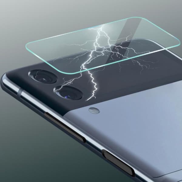 Näytönsuoja, kameran linssinsuoja, Galaxy Z Flip 3, läpinäkyvä
