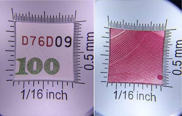 10X optinen suurennuslasi sisäänrakennetulla LED-valolla ja mitta-asteikolla