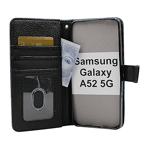 New Standcase Wallet Samsung Galaxy A52 5G (A525F / A526B) Röd