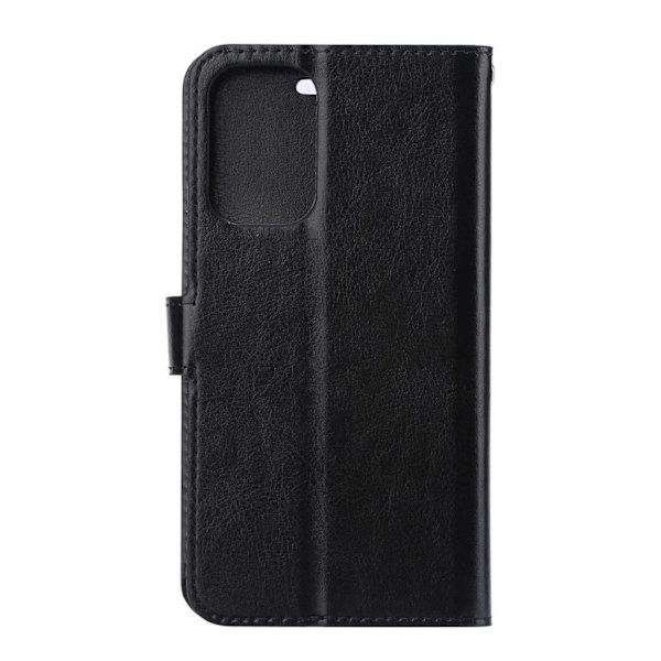 Galaxy S10 Lite Plånboksfodral Svart Läder Skinn Fodral svart