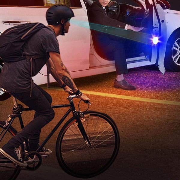 4-pack Universal Bil Dörrlarm Anti-kollision LED Säkerhetsblixt