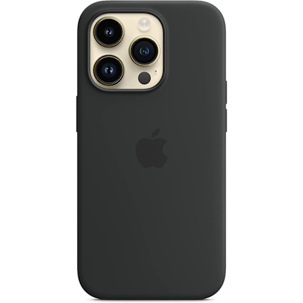 Apple - Midnat silikonecover med MagSafe til iPhone 14 Pro