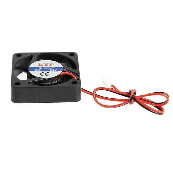 Mini 40mmx40mmx10mm DC 24V 2-polig borstlös kylfläkt 4010