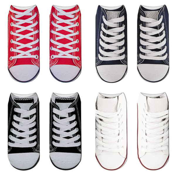 Sneakersockor 4 par barnstrumpor