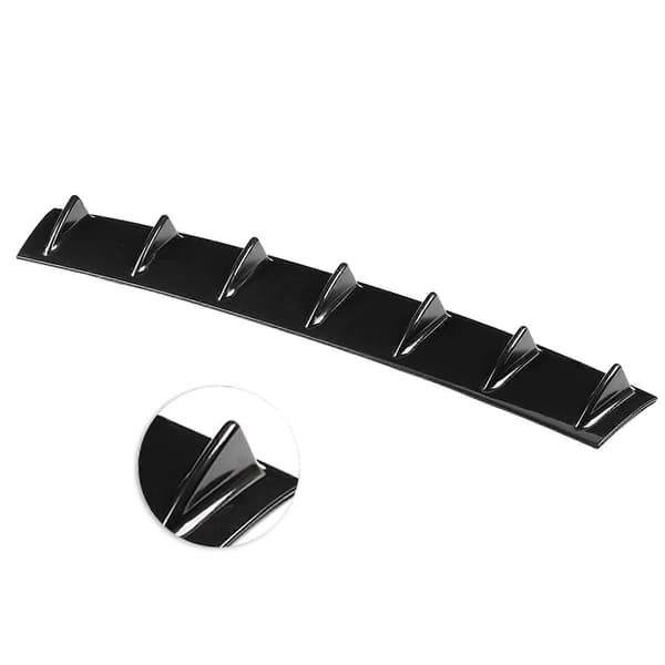 Universell bil bakre støtfanger chassis haifinne spoiler vinge leppe diffuser (L)