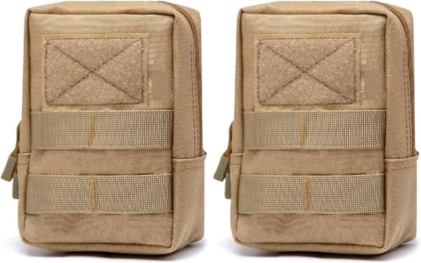2 st Tactical Molle-ficka Militär Bältesficka EDC Midjeväska Extra