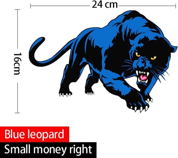 Dyresti๊กเกอร์, Dekorasjonsstikker for bil Panther Bilstikker 3D S