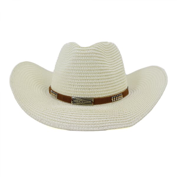 Cowboyhatt kvinner menn westernhatt bred brem stropp