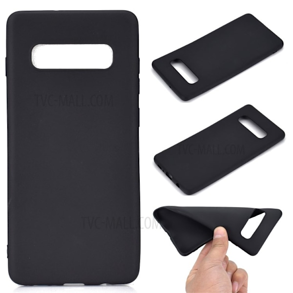 Skal i gummi, Samsung S10 Plus Matt yta Svart