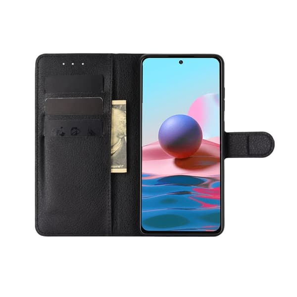 Samsung Galaxy A52s Lompakkokotelo jalustalla - Musta