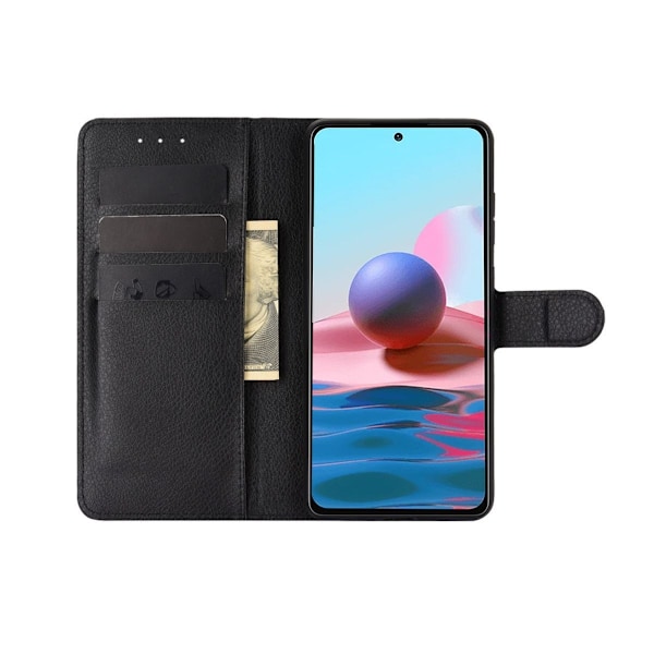 Samsung Galaxy A52s Pungcover med Stativ - Sort