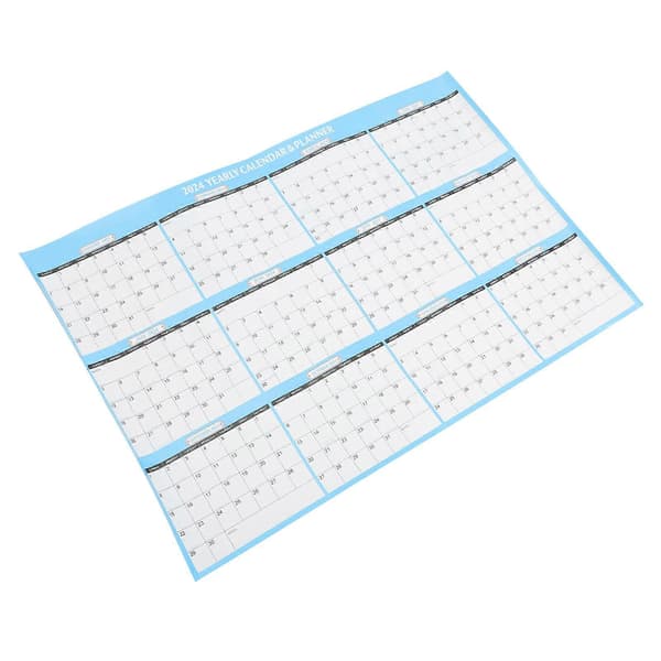 Väggkalender Engelsk Kalender Månadskalender Väggupphängd Kalender för Dagligt Bruk