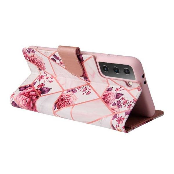 Samsung S21 Plus Trendigt Plånboksfodral Sparkle 4-FACK Rosa