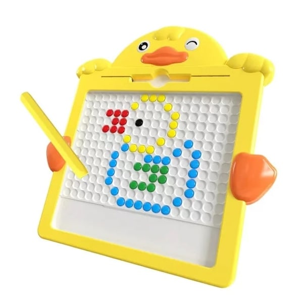 Kreativ Magnetisk Mosaikbräda, Pedagogisk Leksak Med Ergonomisk Design För Unga Konstnärer, Kompakt Och Portabel För Underhållning Och Färdighetsträning På Resande Fot