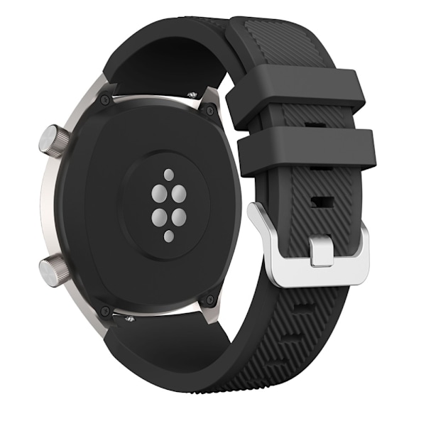 Silikonarmband Huawei Watch GT/GT 2 46mm/GT 2 Pro Svart
